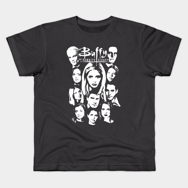 Buffy The Vampire Slayer Kids T-Shirt by fsketchr